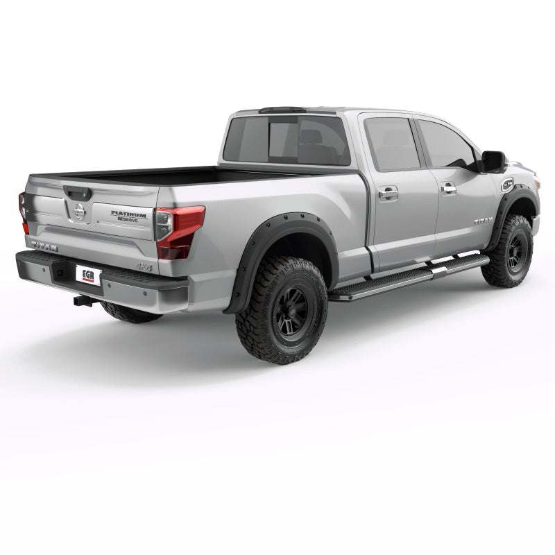 EGR 2017 Nissan Titan Bolt-On Look Fender Flares - Set - Black Matte (796005) EGR 2017 Nissan Titan Bolt-On Look Fender Flares - Set - Black Matte (796005)
