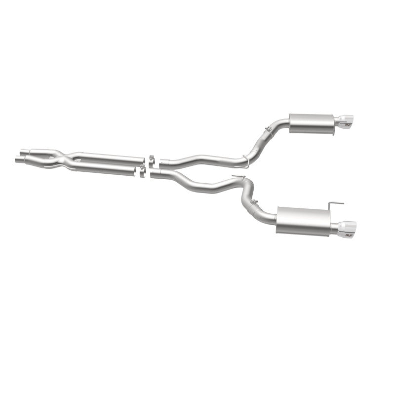 MagnaFlow Cat Back, SS, 3in, Street, Dual Split Polished 4.5in Tips 2015 Ford Mustang GT V8 5.0L MagnaFlow Cat Back, SS, 3in, Street, Dual Split Polished 4.5in Tips 2015 Ford Mustang GT V8 5.0L