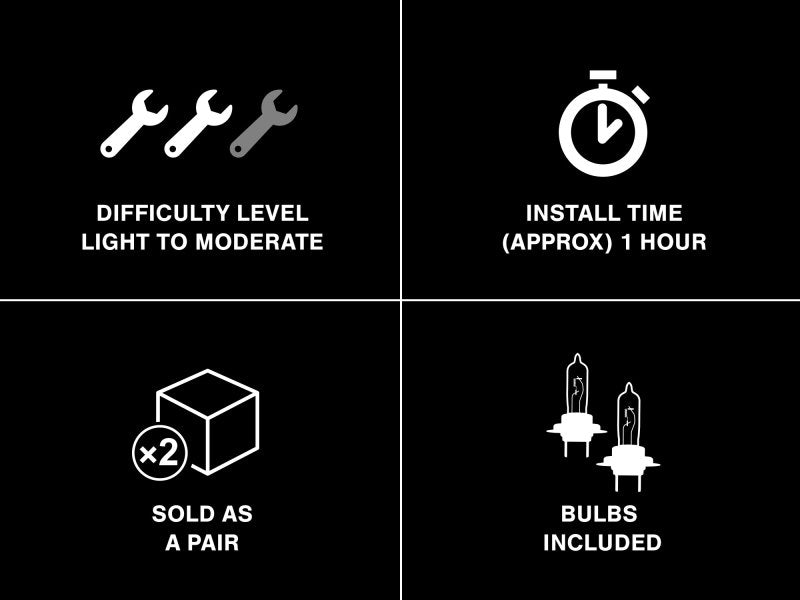 Raxiom 05-12 Ford Mustang GT LED Halo Fog Lights (Chrome) Raxiom 05-12 Ford Mustang GT LED Halo Fog Lights (Chrome)