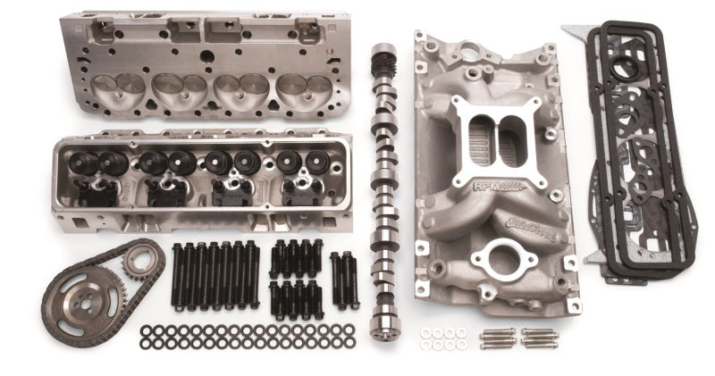 Edelbrock 435Hp Total Power Package Top-End Kit for Use On 1987 And Later SB-Chevy w/ Oe Lifters Edelbrock 435Hp Total Power Package Top-End Kit for Use On 1987 And Later SB-Chevy w/ Oe Lifters
