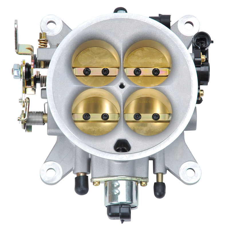 Edelbrock Throttle Body Victor EFI 4-Barrel 4150 Style Flange 1.75In Bores Die Cast Edelbrock Throttle Body Victor EFI 4-Barrel 4150 Style Flange 1.75In Bores Die Cast