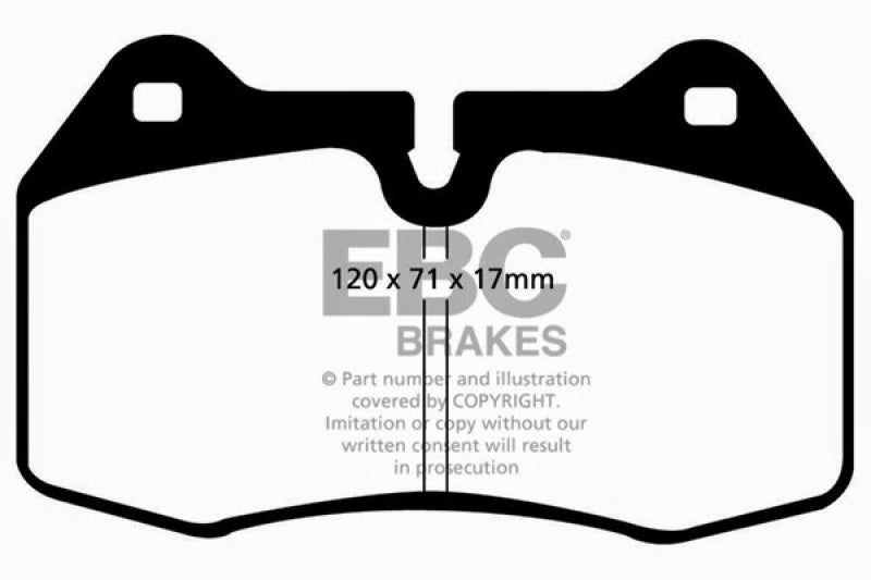 EBC 92-95 Nissan Skyline (R32) 2.6 Twin Turbo GT-R V-Spec Ultimax2 Front Brake Pads EBC 92-95 Nissan Skyline (R32) 2.6 Twin Turbo GT-R V-Spec Ultimax2 Front Brake Pads
