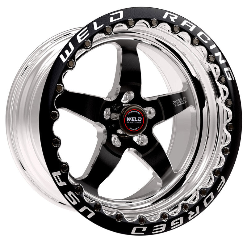 Weld S71 17x10 / 5x4.5 BP / 7.9in. BS Black Wheel (Low Pad) - Black Single Beadlock MT Weld S71 17x10 / 5x4.5 BP / 7.9in. BS Black Wheel (Low Pad) - Black Single Beadlock MT