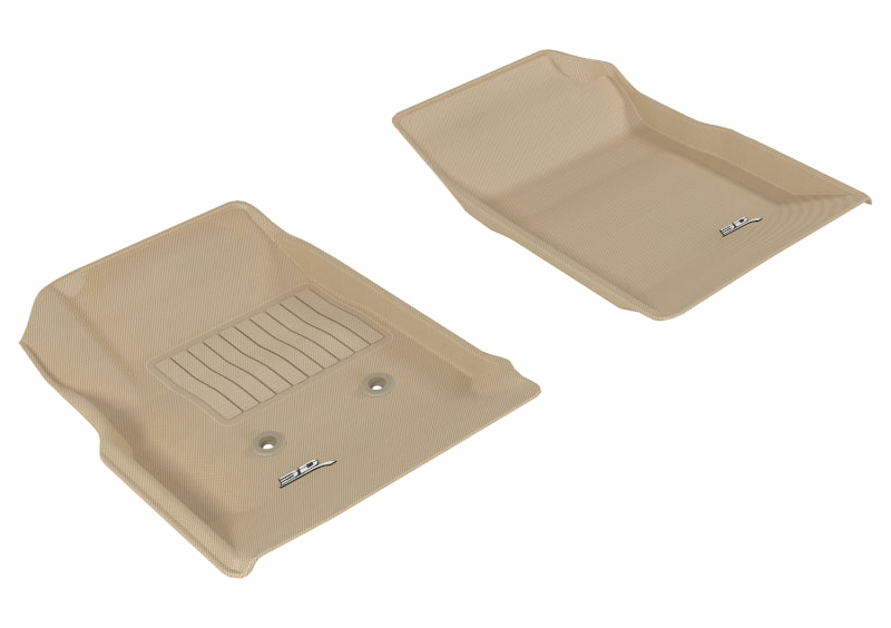 3D MAXpider 2015-2020 Chevrolet/GMC Colorado/Canyon Crew Cab Kagu 1st Row Floormat - Tan 3D MAXpider 2015-2020 Chevrolet/GMC Colorado/Canyon Crew Cab Kagu 1st Row Floormat - Tan