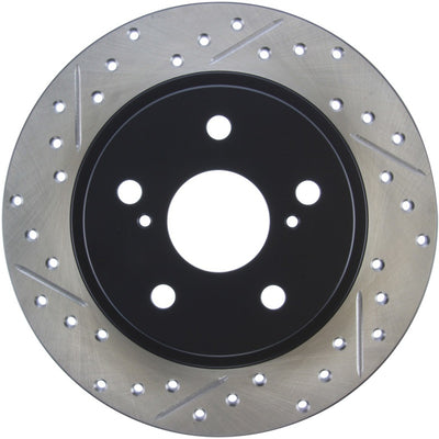 StopTech SportStop 10-13 Scion tC Slotted & Drilled Right Rear Rotor