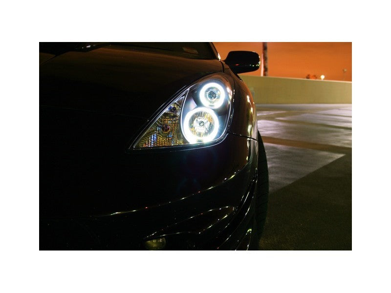 Spyder Toyota Celica 00-05 Projector Headlights LED Halo DRL Blk High H1 Low H1 PRO-YD-TCEL00-LED-BK Spyder Toyota Celica 00-05 Projector Headlights LED Halo DRL Blk High H1 Low H1 PRO-YD-TCEL00-LED-BK