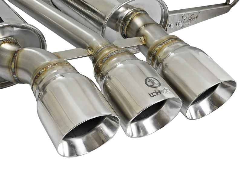 aFe Takeda 3in 304 SS Cat-Back Exhaust w/ Tri-Polished Tips 17-18 Honda Civic Type R L4 2.0L (t) aFe Takeda 3in 304 SS Cat-Back Exhaust w/ Tri-Polished Tips 17-18 Honda Civic Type R L4 2.0L (t)