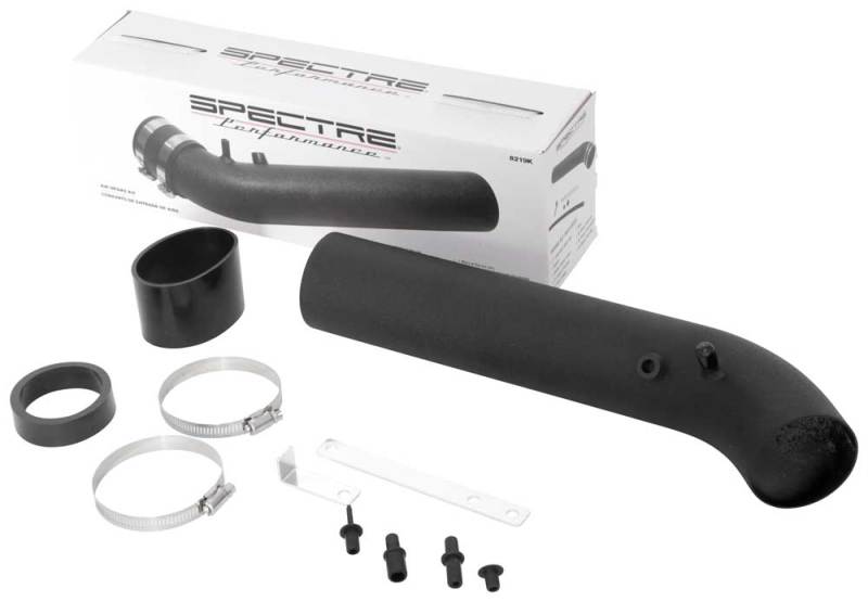 Spectre Universal Intake Tube Kit 3in. - Aluminum - Black Spectre Universal Intake Tube Kit 3in. - Aluminum - Black