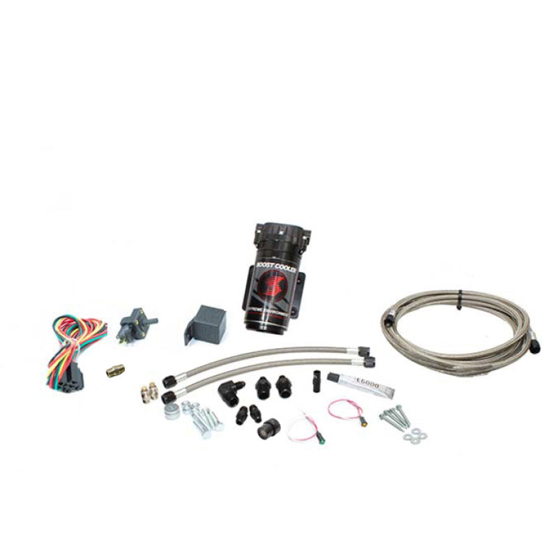 Snow Performance Stg 1 Boost Cooler F/I Water Inj. Kit (Incl. SS Braided Line/4AN Fittings) w/o Tank Snow Performance Stg 1 Boost Cooler F/I Water Inj. Kit (Incl. SS Braided Line/4AN Fittings) w/o Tank