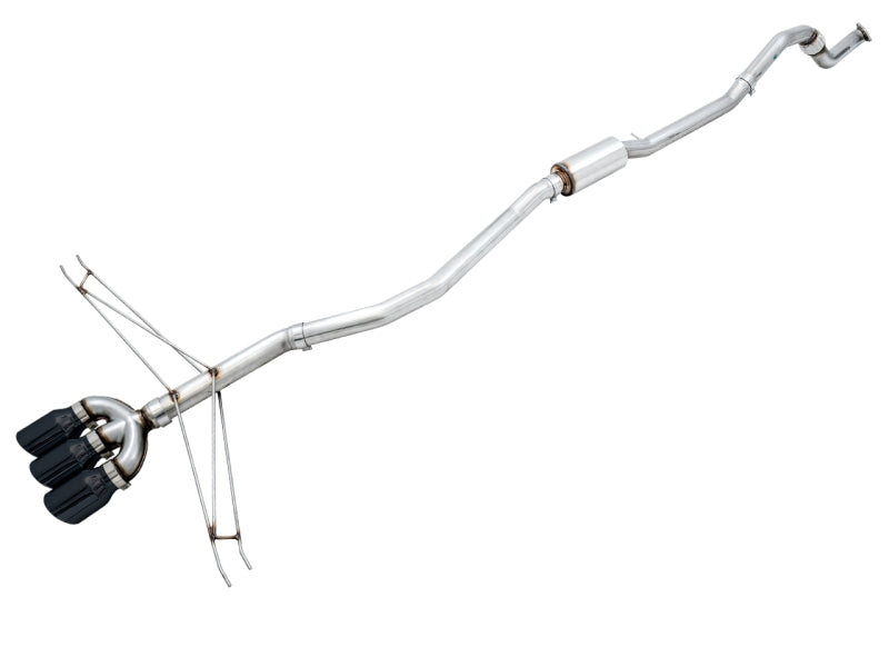 AWE Tuning 2016+ Honda Civic Si Track Edition Exhaust w/Front Pipe & Triple Diamond Black Tips AWE Tuning 2016+ Honda Civic Si Track Edition Exhaust w/Front Pipe & Triple Diamond Black Tips