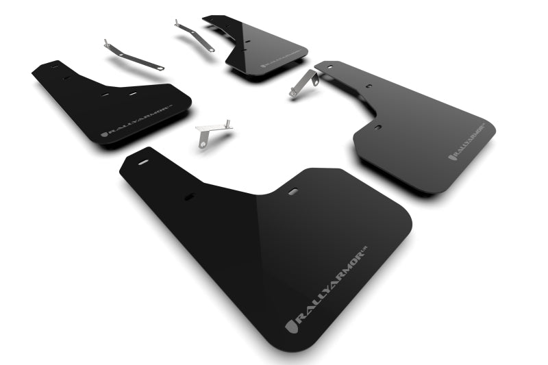 Rally Armor 22-24 Subaru Forester & Wilderness Black UR Mud Flap w/Grey Logo Rally Armor 22-24 Subaru Forester & Wilderness Black UR Mud Flap w/Grey Logo