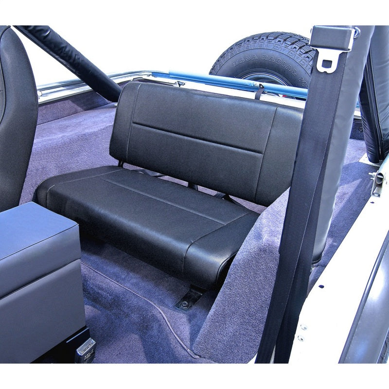 Rugged Ridge Standard Rear Seat Black Denim 55-95 Jeep CJ / Jeep Wrangler Rugged Ridge Standard Rear Seat Black Denim 55-95 Jeep CJ / Jeep Wrangler