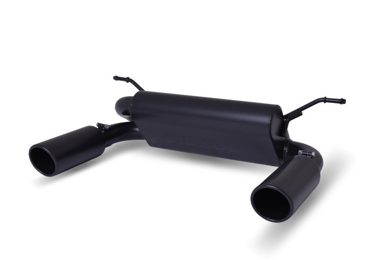 Gibson 18-22 Jeep Wrangler JL Rubicon 3.6L 2.5in Cat-Back Dual Split Exhaust - Black Elite (Ceramic) Gibson 18-22 Jeep Wrangler JL Rubicon 3.6L 2.5in Cat-Back Dual Split Exhaust - Black Elite (Ceramic)