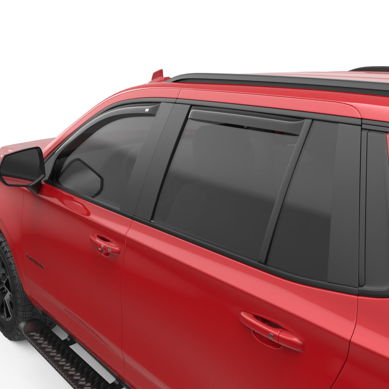 EGR 21-23 Chevrolet Tahoe In-Channel Window Visors Front/Rear Set Dark Smoke EGR 21-23 Chevrolet Tahoe In-Channel Window Visors Front/Rear Set Dark Smoke