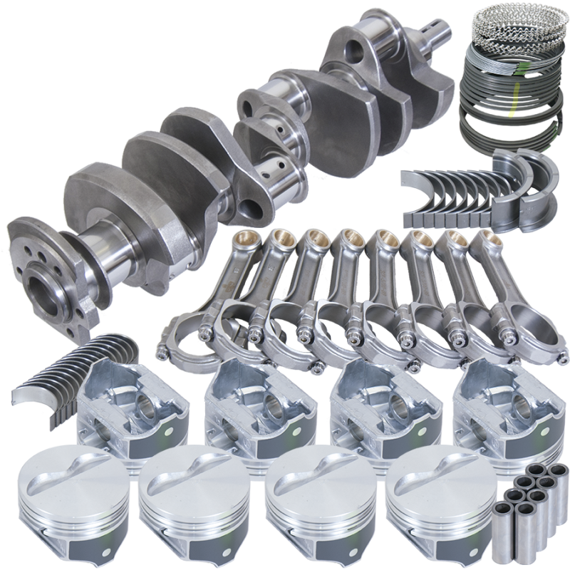 Eagle Chevy 350 2 Pc Seal Balanced Rotating Assembly 3.75in Crank 5.700in I-Beam Rod 4.060in Piston Eagle Chevy 350 2 Pc Seal Balanced Rotating Assembly 3.75in Crank 5.700in I-Beam Rod 4.060in Piston