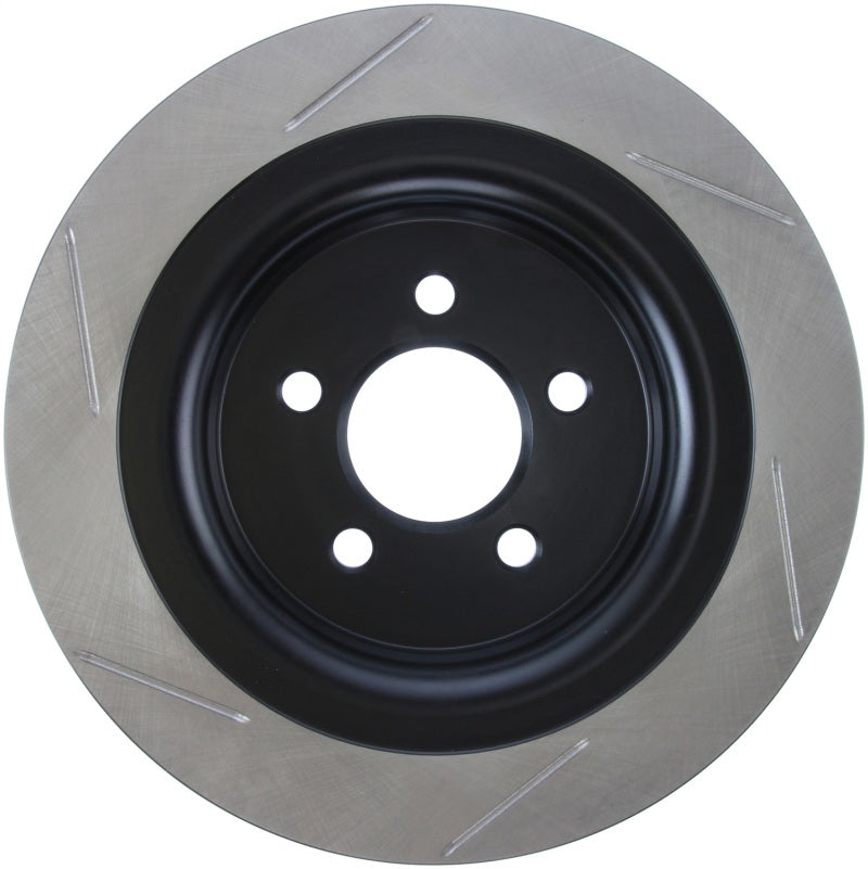 StopTech 2015 Ford Mustang GT w/ Brembo Brakes Left Rear Slotted Brake Rotor StopTech 2015 Ford Mustang GT w/ Brembo Brakes Left Rear Slotted Brake Rotor