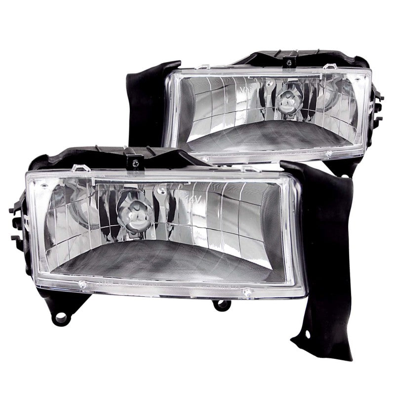 ANZO 1997-2004 Dodge Dakota Crystal Headlights Chrome ANZO 1997-2004 Dodge Dakota Crystal Headlights Chrome