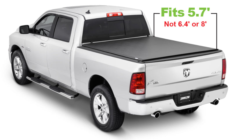 Tonno Pro 09-19 Dodge RAM 1500 5.7ft Fleetside Lo-Roll Tonneau Cover Tonno Pro 09-19 Dodge RAM 1500 5.7ft Fleetside Lo-Roll Tonneau Cover