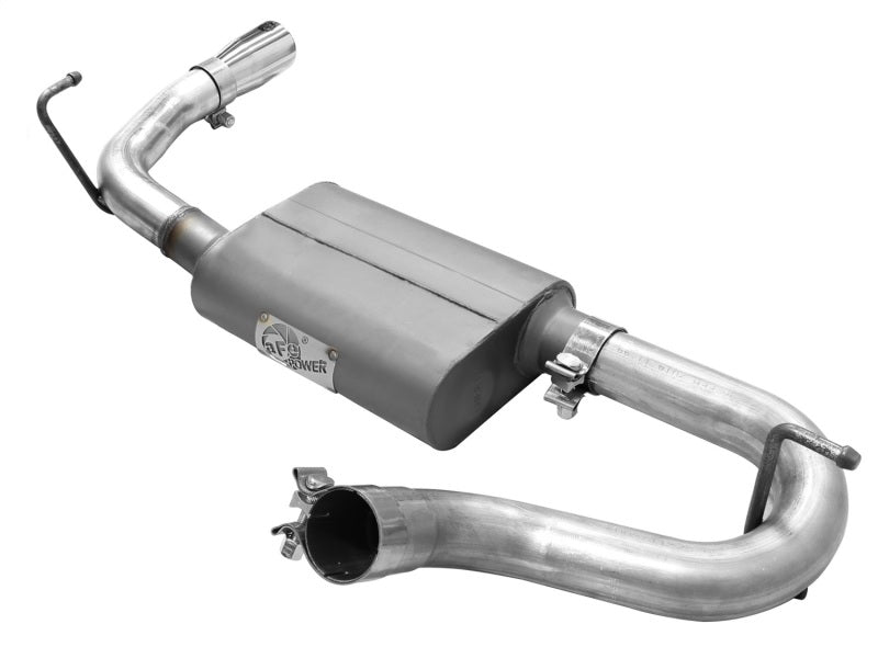 aFe Scorpion 2-1/2in Alum Steel Axle-Back Exhaust w/Polished Tip 07-18 Jeep Wrangler JK V6-3.6/3.8L aFe Scorpion 2-1/2in Alum Steel Axle-Back Exhaust w/Polished Tip 07-18 Jeep Wrangler JK V6-3.6/3.8L