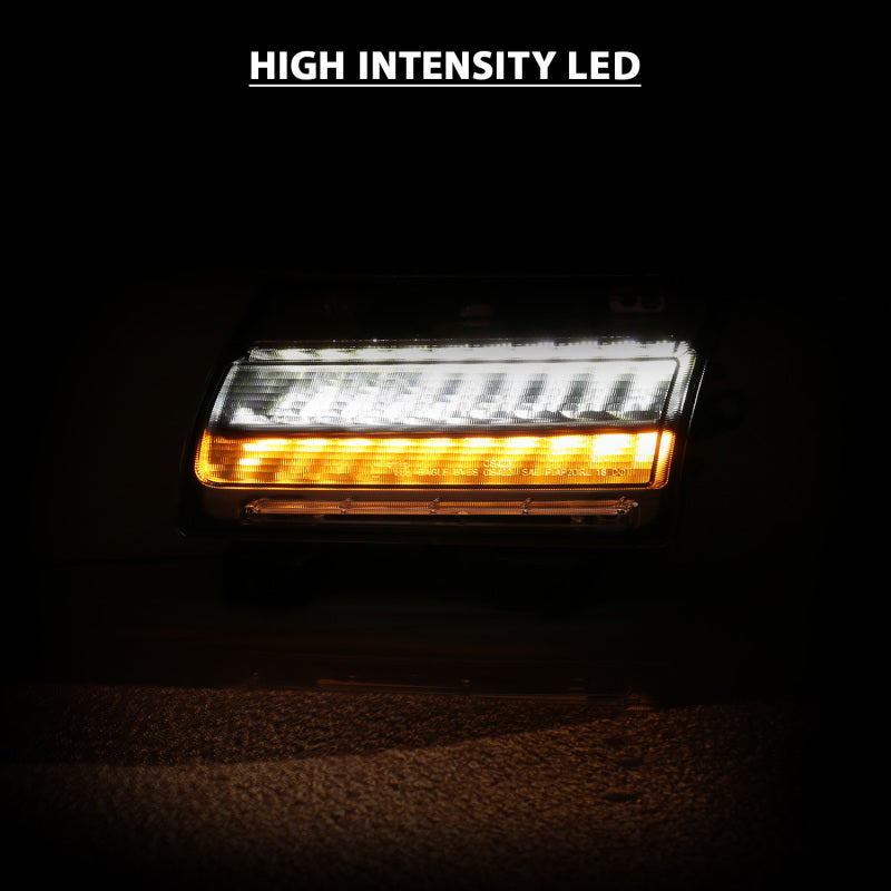 ANZO 18-19 Jeep Wrangler JL Halogen Chrome Clear w/ Sequential Signal ANZO 18-19 Jeep Wrangler JL Halogen Chrome Clear w/ Sequential Signal