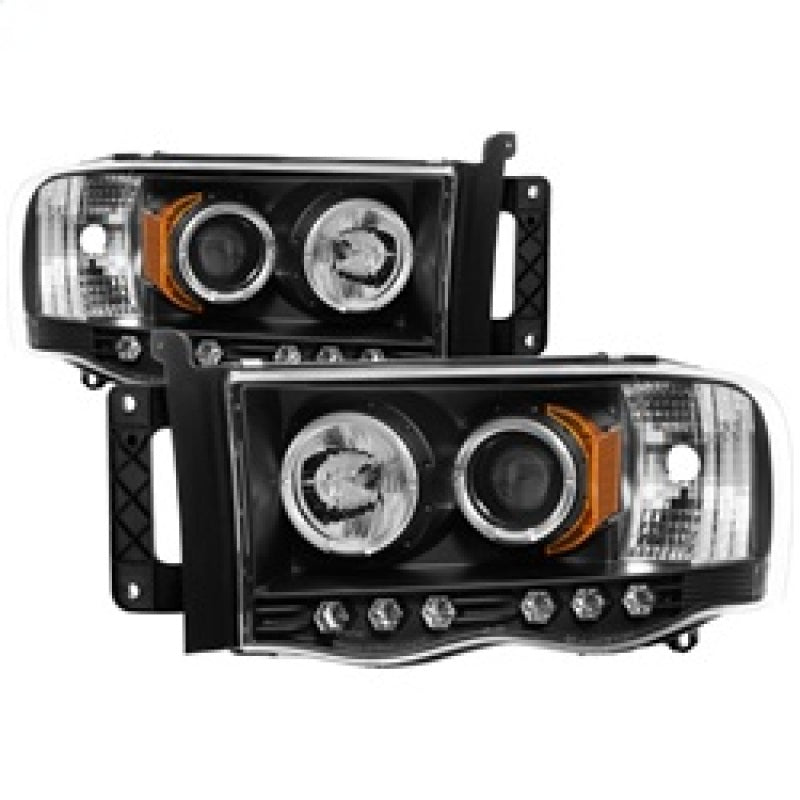 Spyder Dodge Ram 1500 02-05/Ram 2500 03-05 Projector Headlights LED Halo LED Blk PRO-YD-DR02-HL-BK Spyder Dodge Ram 1500 02-05/Ram 2500 03-05 Projector Headlights LED Halo LED Blk PRO-YD-DR02-HL-BK