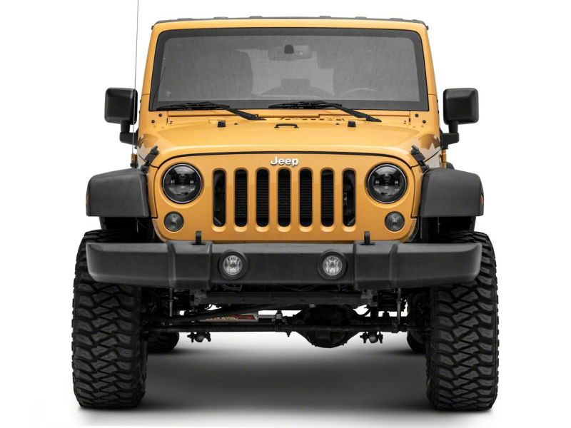 Raxiom 07-18 Jeep Wrangler JK 7-In LED Headlights- Blk Housing (Clear Lens) Raxiom 07-18 Jeep Wrangler JK 7-In LED Headlights- Blk Housing (Clear Lens)