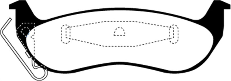 EBC 03+ Ford Crown Victoria 4.6 Greenstuff Rear Brake Pads EBC 03+ Ford Crown Victoria 4.6 Greenstuff Rear Brake Pads