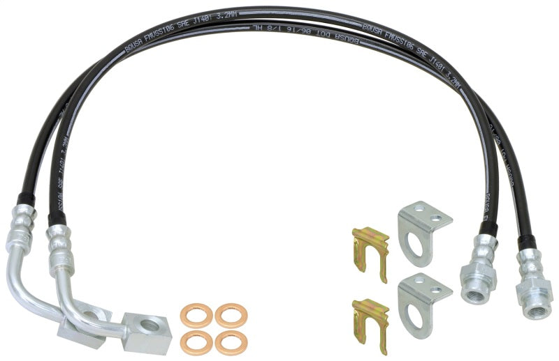 RockJock JK Braided Brake Hose Kit 23.5in Long RockJock JK Braided Brake Hose Kit 23.5in Long