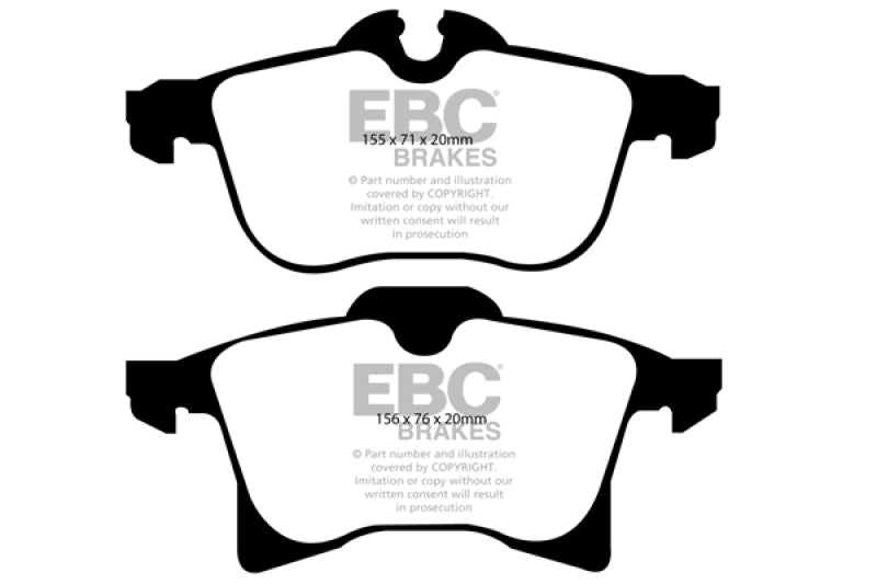 EBC 08-09 Saturn Astra 1.8 Greenstuff Front Brake Pads EBC 08-09 Saturn Astra 1.8 Greenstuff Front Brake Pads