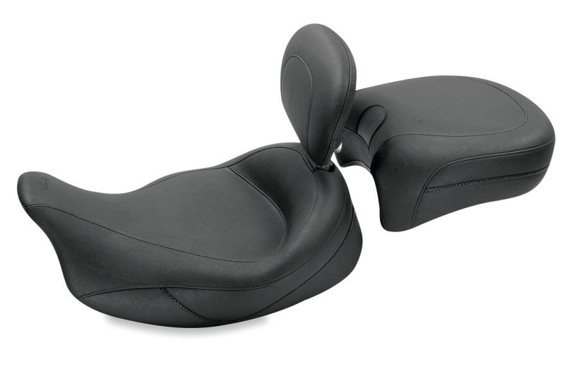 Mustang 08-21 Harley Electra Glide Std,Rd Glide,Rd King,Str Glide Touring Solo Seat - Black Mustang 08-21 Harley Electra Glide Std,Rd Glide,Rd King,Str Glide Touring Solo Seat - Black