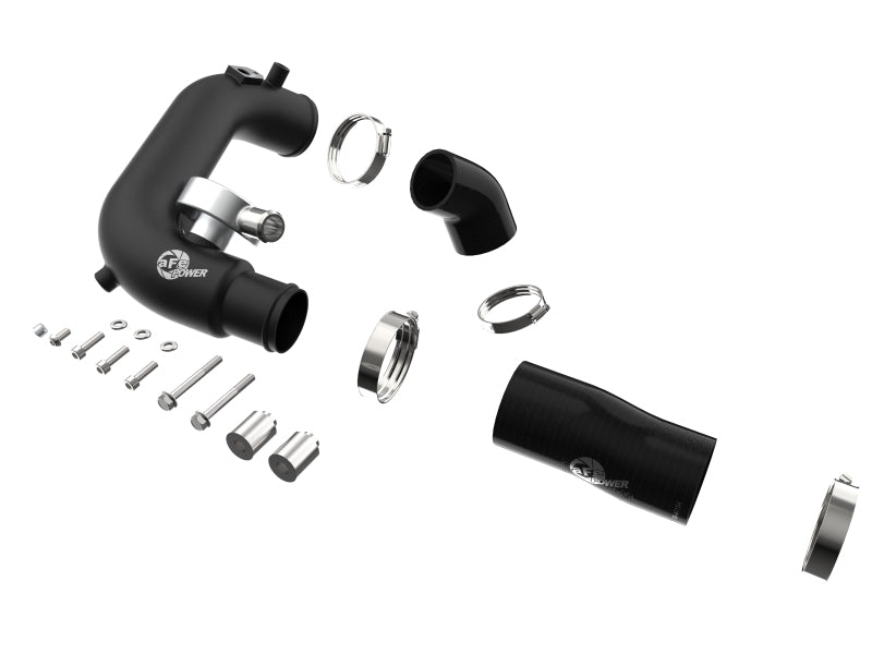 aFe BladeRunner 2 1/2in Intercooler Hot Side Charge Pipe 18-21 Jeep Wrangler JL L4-2.0L (t) - Black aFe BladeRunner 2 1/2in Intercooler Hot Side Charge Pipe 18-21 Jeep Wrangler JL L4-2.0L (t) - Black