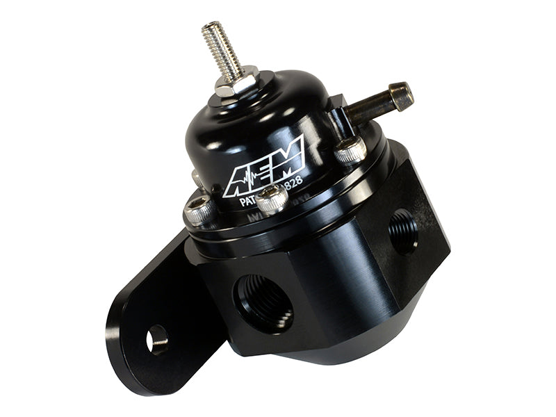 AEM Universal Black Adjustable Fuel Pressure Regulator AEM Universal Black Adjustable Fuel Pressure Regulator