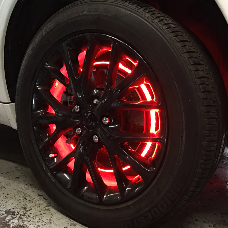 Oracle LED Illuminated Wheel Rings - Double LED - Red SEE WARRANTY Oracle LED Illuminated Wheel Rings - Double LED - Red SEE WARRANTY