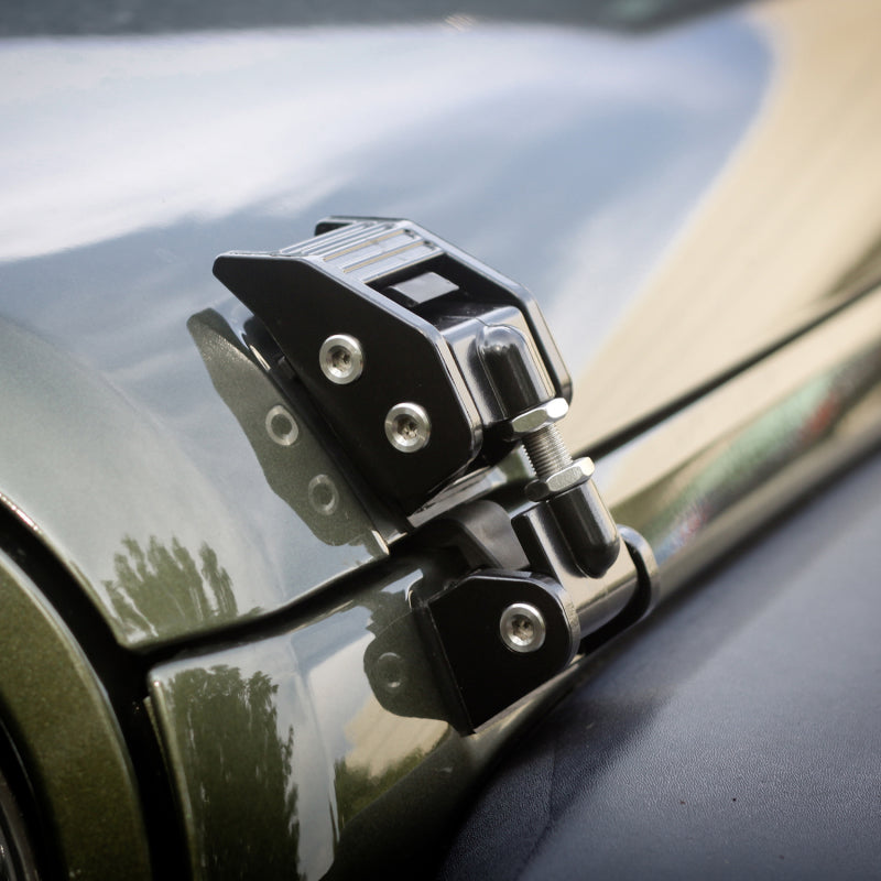 Rugged Ridge 07-18 Jeep Wrangler JK Black Hood Catches Rugged Ridge 07-18 Jeep Wrangler JK Black Hood Catches