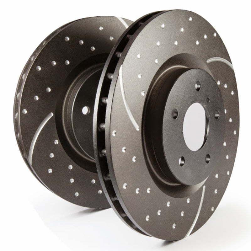 EBC 2017+ Ford F-450/F-550 GD Sport Slotted and Dimpled Front Rotors EBC 2017+ Ford F-450/F-550 GD Sport Slotted and Dimpled Front Rotors