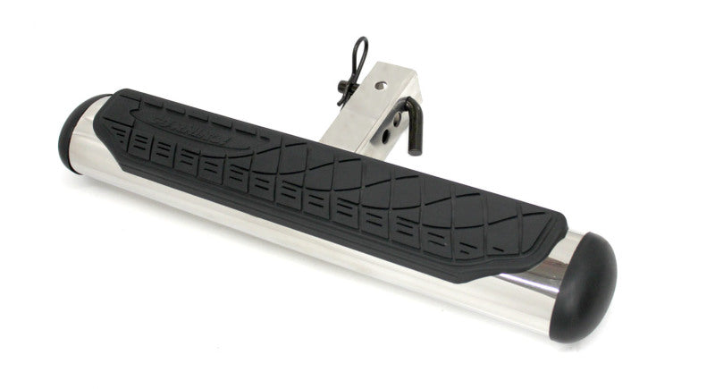 Go Rhino 4in Oval Hitch Step - Stainless Go Rhino 4in Oval Hitch Step - Stainless
