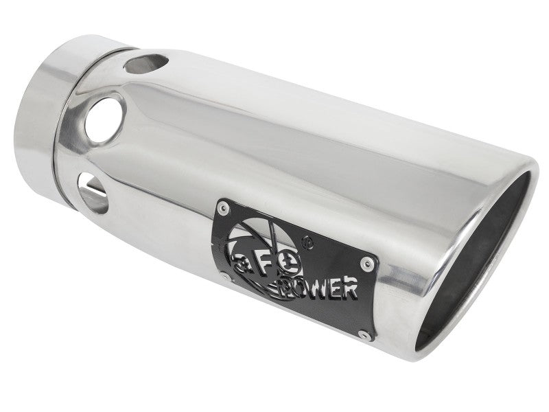 aFe Large Bore-HD 4in 409SS DPF-Back Exhaust System w/Polished Tips 20 GM Diesel Trucks V8-6.6L aFe Large Bore-HD 4in 409SS DPF-Back Exhaust System w/Polished Tips 20 GM Diesel Trucks V8-6.6L