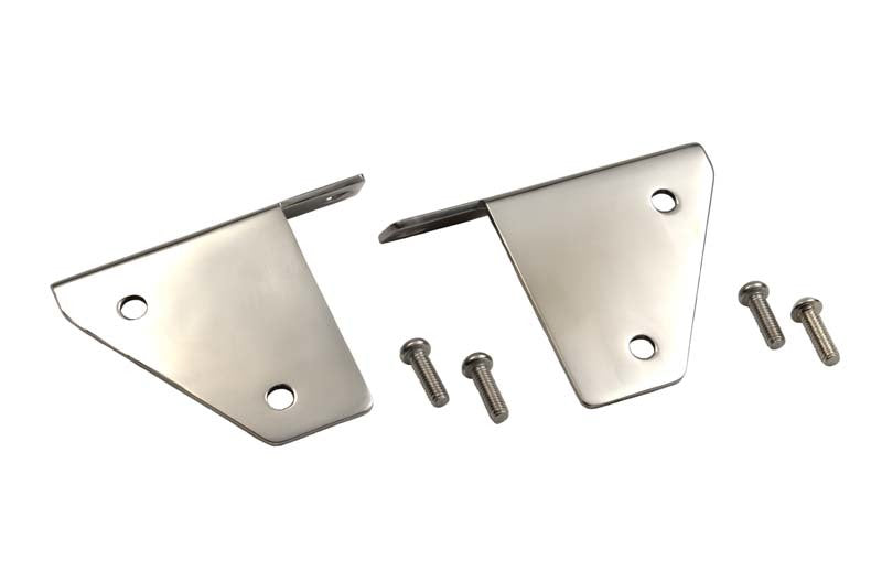 Kentrol 76-95 Jeep CJ/Wrangler YJ Spot Light Bracket Pair - Polished Silver Kentrol 76-95 Jeep CJ/Wrangler YJ Spot Light Bracket Pair - Polished Silver