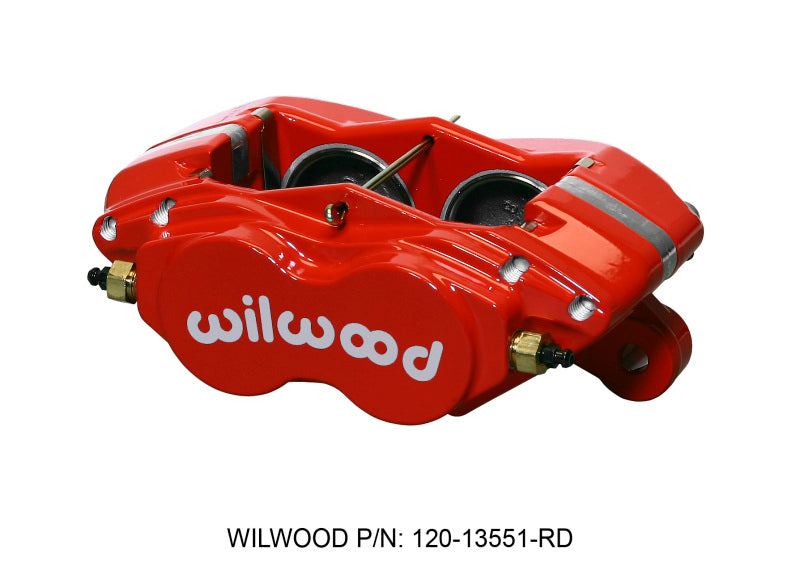 Wilwood Caliper-Forged Dynalite-M-Red 1.75in Pistons 1.00in Disc Wilwood Caliper-Forged Dynalite-M-Red 1.75in Pistons 1.00in Disc