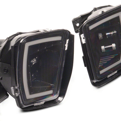 Raxiom 13-18 Dodge RAM 1500 Excluding Rebel Axial Series LED Fog Lights w/ LED DRL