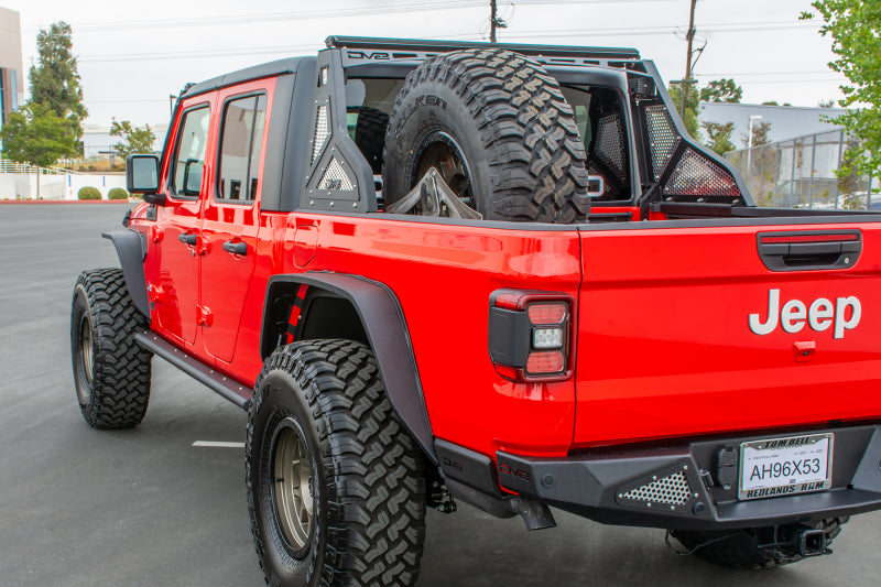 DV8 Offroad 2019+ Jeep Gladiator Bolt On Chase Rack DV8 Offroad 2019+ Jeep Gladiator Bolt On Chase Rack