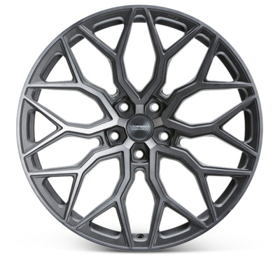 Vossen HF-2 20x10 / 5x120 / ET45 / Deep Face / 72.56 - Tinted Matte Gunmetal Wheel