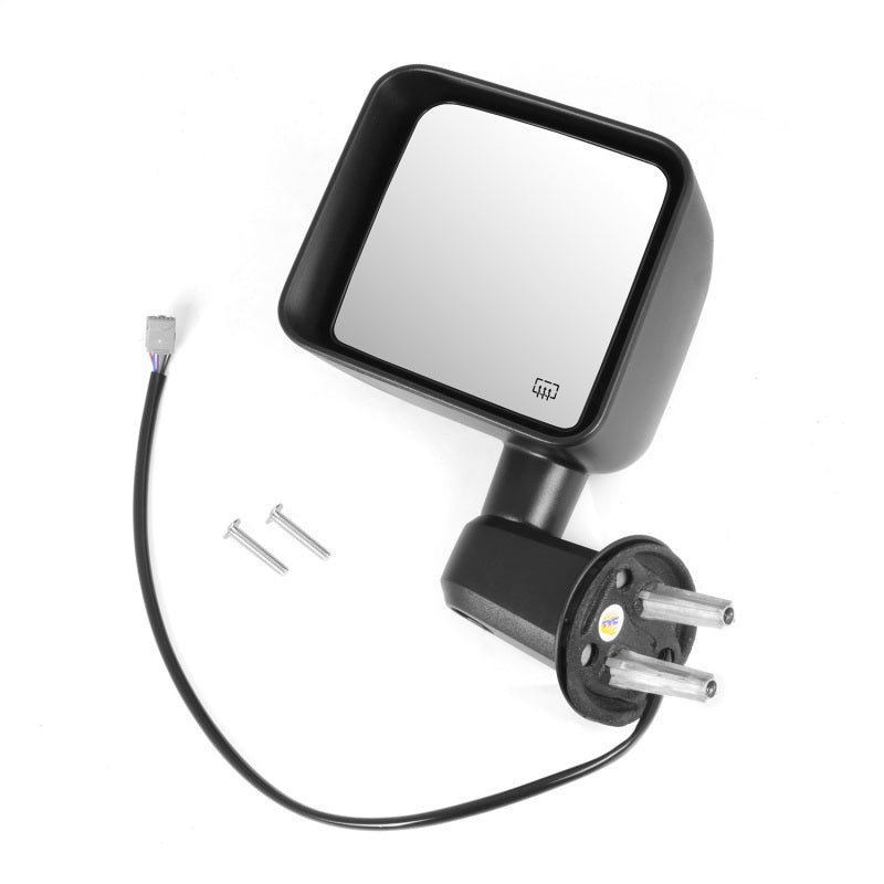 Omix Heated Power Mirror Left Black- 11-13 Wrangler Omix Heated Power Mirror Left Black- 11-13 Wrangler