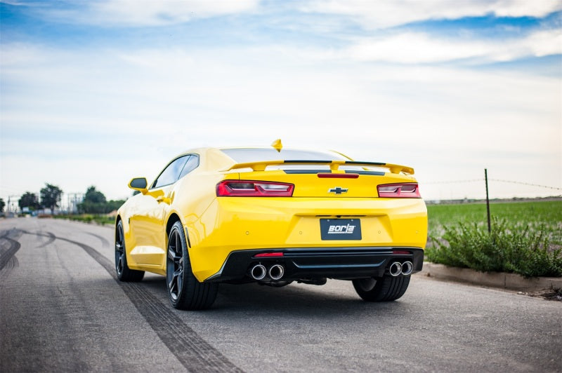 Borla 2016 Chevy Camaro 6.2L AT/MT S-Type Rear Section Exhaust w/o Dual Mode Valves Borla 2016 Chevy Camaro 6.2L AT/MT S-Type Rear Section Exhaust w/o Dual Mode Valves