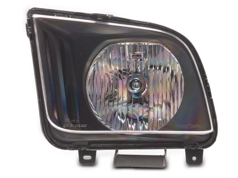 Raxiom 05-09 Ford Mustang Axial Series OEM Style Rep Headlights- Chrome Housing (Clear Lens) Raxiom 05-09 Ford Mustang Axial Series OEM Style Rep Headlights- Chrome Housing (Clear Lens)