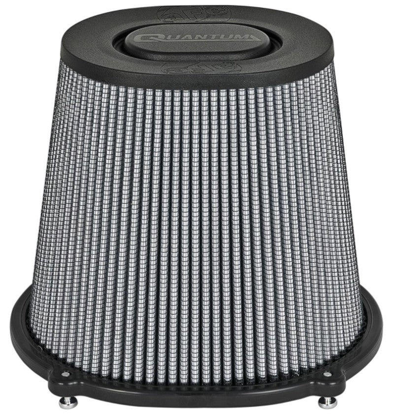 aFe Quantum Intake Pro DRY S Universal Air Filter F-5in. / B-(10x8.75) / T-(6.75x0.5) / H-8in. aFe Quantum Intake Pro DRY S Universal Air Filter F-5in. / B-(10x8.75) / T-(6.75x0.5) / H-8in.
