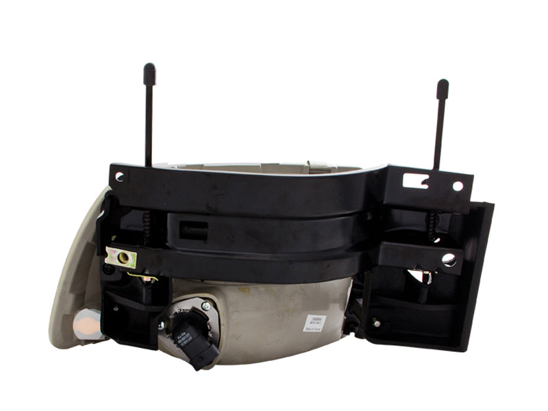 ANZO 1995-1997 Chevrolet Blazer Crystal Headlights Chrome 1pc ANZO 1995-1997 Chevrolet Blazer Crystal Headlights Chrome 1pc