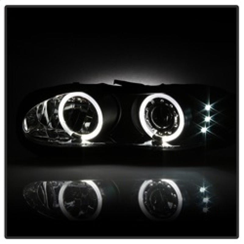 Spyder Chevy Camaro 98-02 Projector Headlights LED Halo LED Blk - Low H1 PRO-YD-CCAM98-HL-BK Spyder Chevy Camaro 98-02 Projector Headlights LED Halo LED Blk - Low H1 PRO-YD-CCAM98-HL-BK