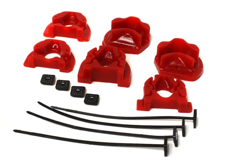 Energy Suspension 92-00 Honda Civic (Except 99-00 Si) / 93-97 Del Sol Red Motor Mount Inserts (Manua Energy Suspension 92-00 Honda Civic (Except 99-00 Si) / 93-97 Del Sol Red Motor Mount Inserts (Manua