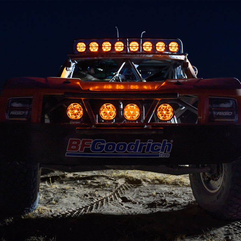 Rigid Industries 360-Series Laser 6in Amber Backlight Rigid Industries 360-Series Laser 6in Amber Backlight